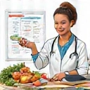 Ernährungsberaterin erstellt Plan